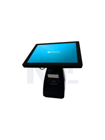 صورة NHE M60 - 15"POS terminal,i3- 5005U,4+128GB,UK Powerplug,black color,with 80mm embedded printer