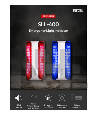 صورة SysCall SLL-400 صفارات الإنذار استقبال