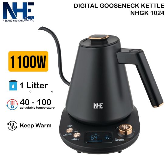 صورة NHE Digital Gooseneck Kettle 1L NHGK 1024